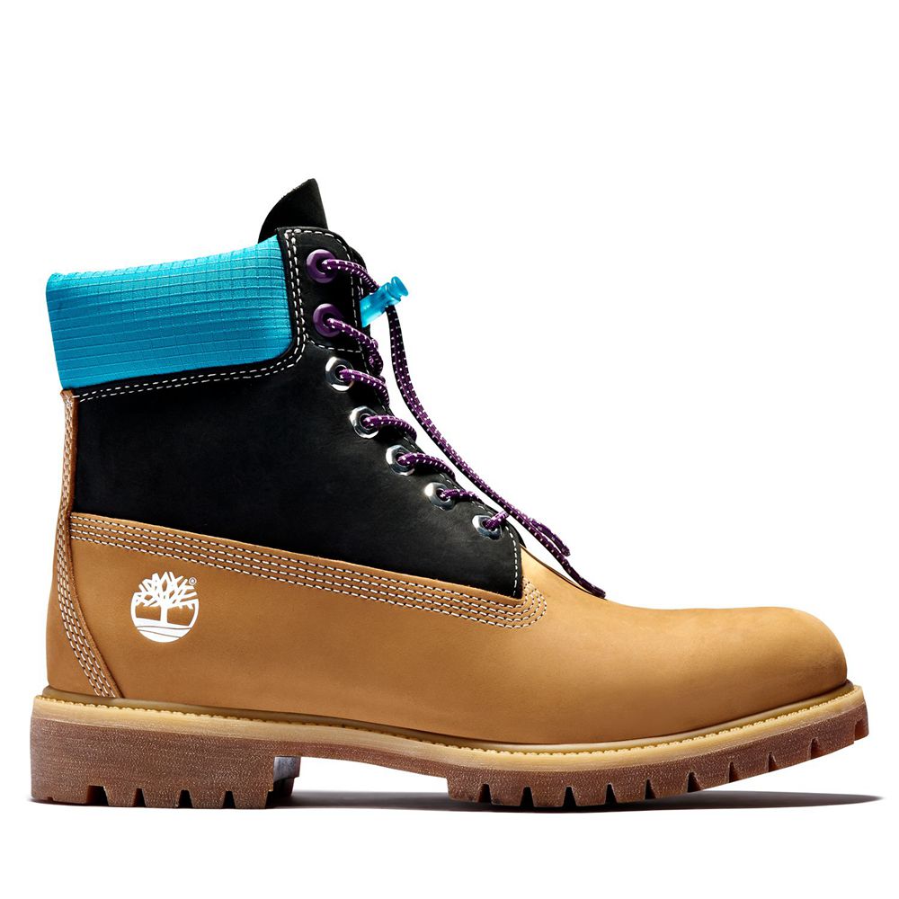 Bototos Timberland Hombre 6-Inch Premium Waterproof Marrones/Negras - Chile XUK-731698